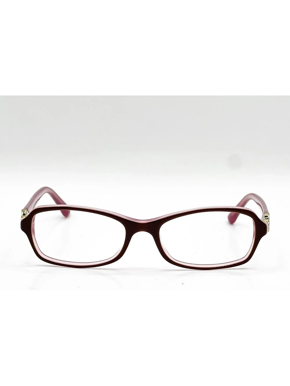 Vogue VO 2789-B 1941 Top Brown Pink Rectangle Authentic Eyeglass Frames 52-16